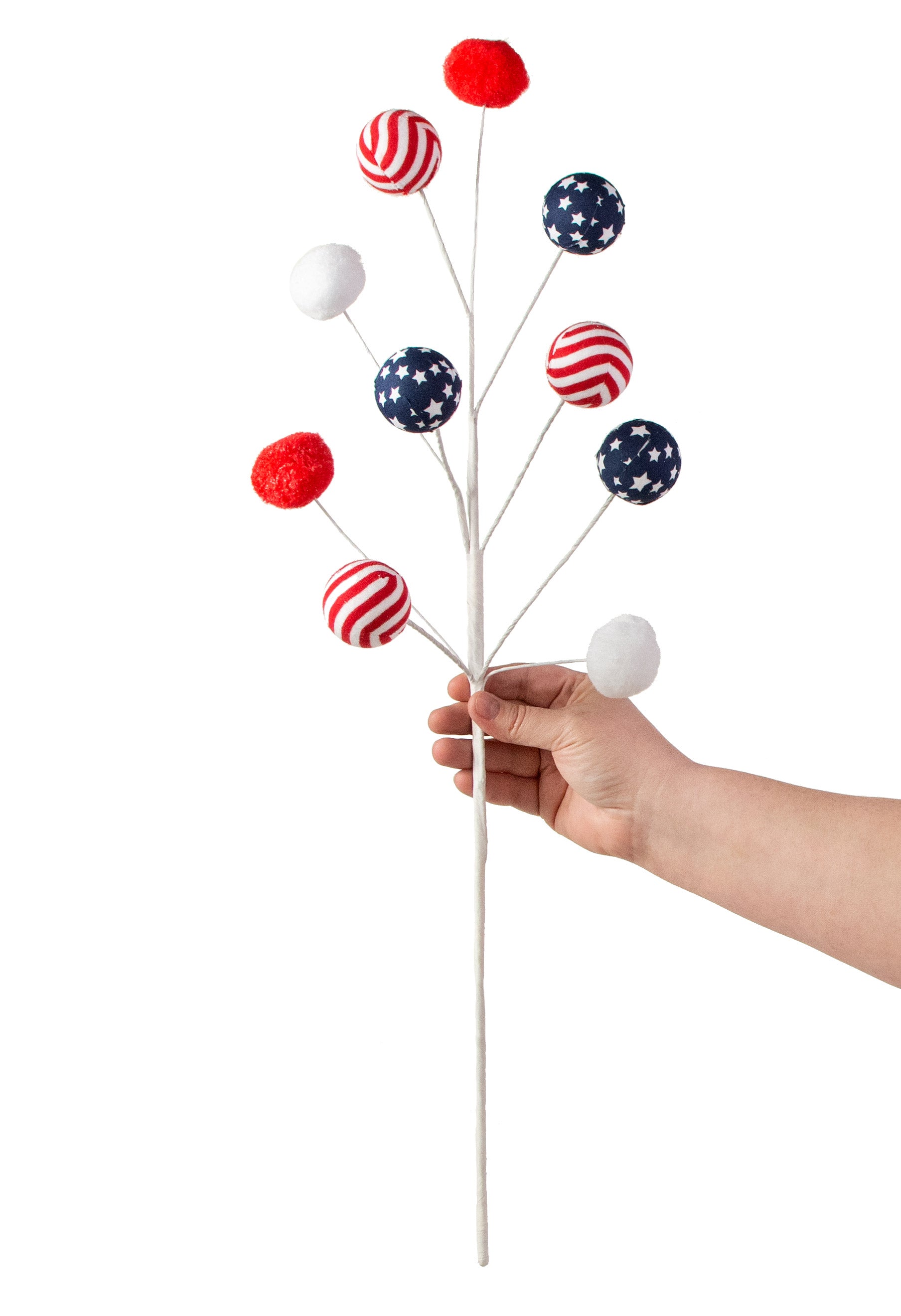 26" Stars & Stripe Ball Spray: RWB detail photo 3