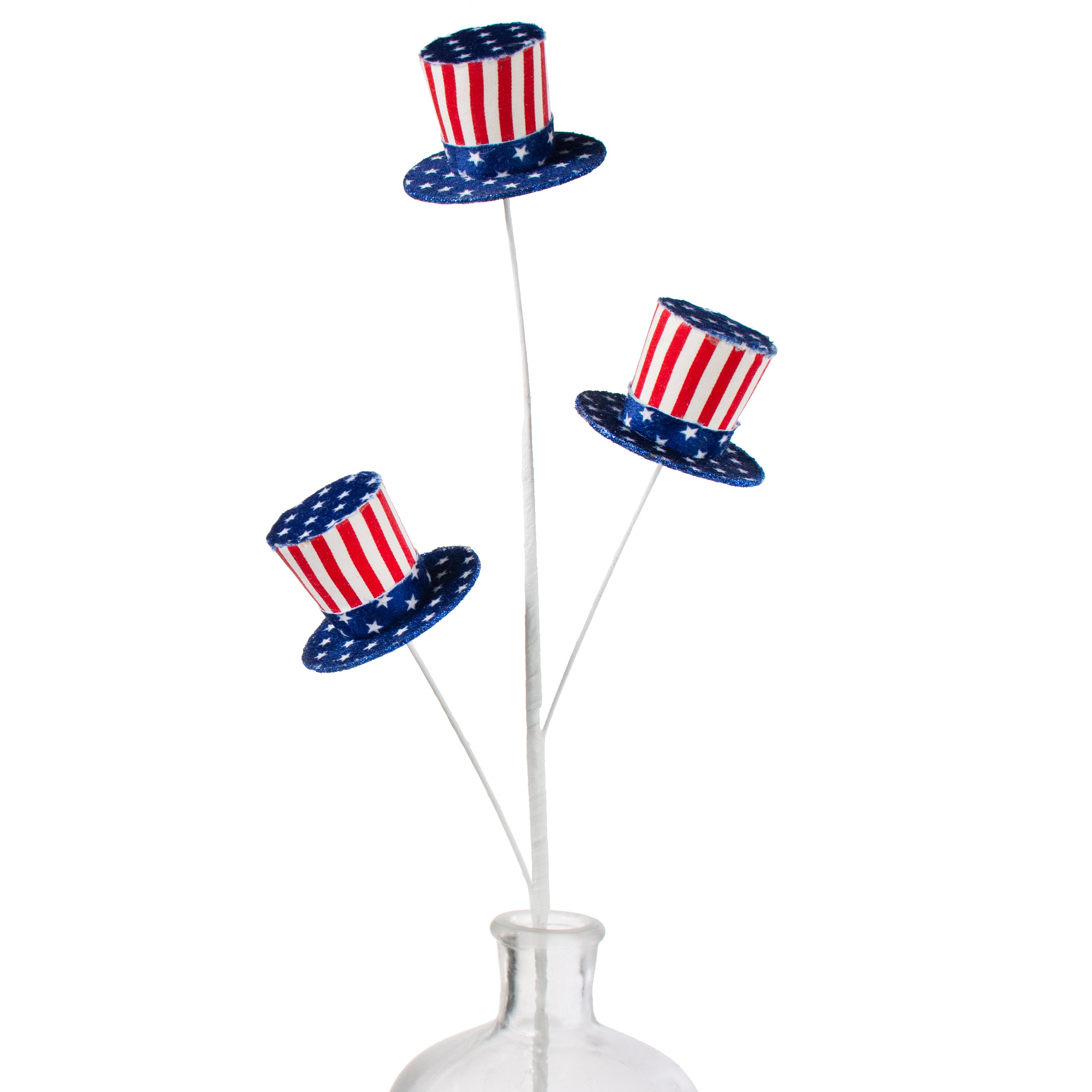 26" Stars & Stripes Patriotic Top Hat Spray Item Number: HJ1080