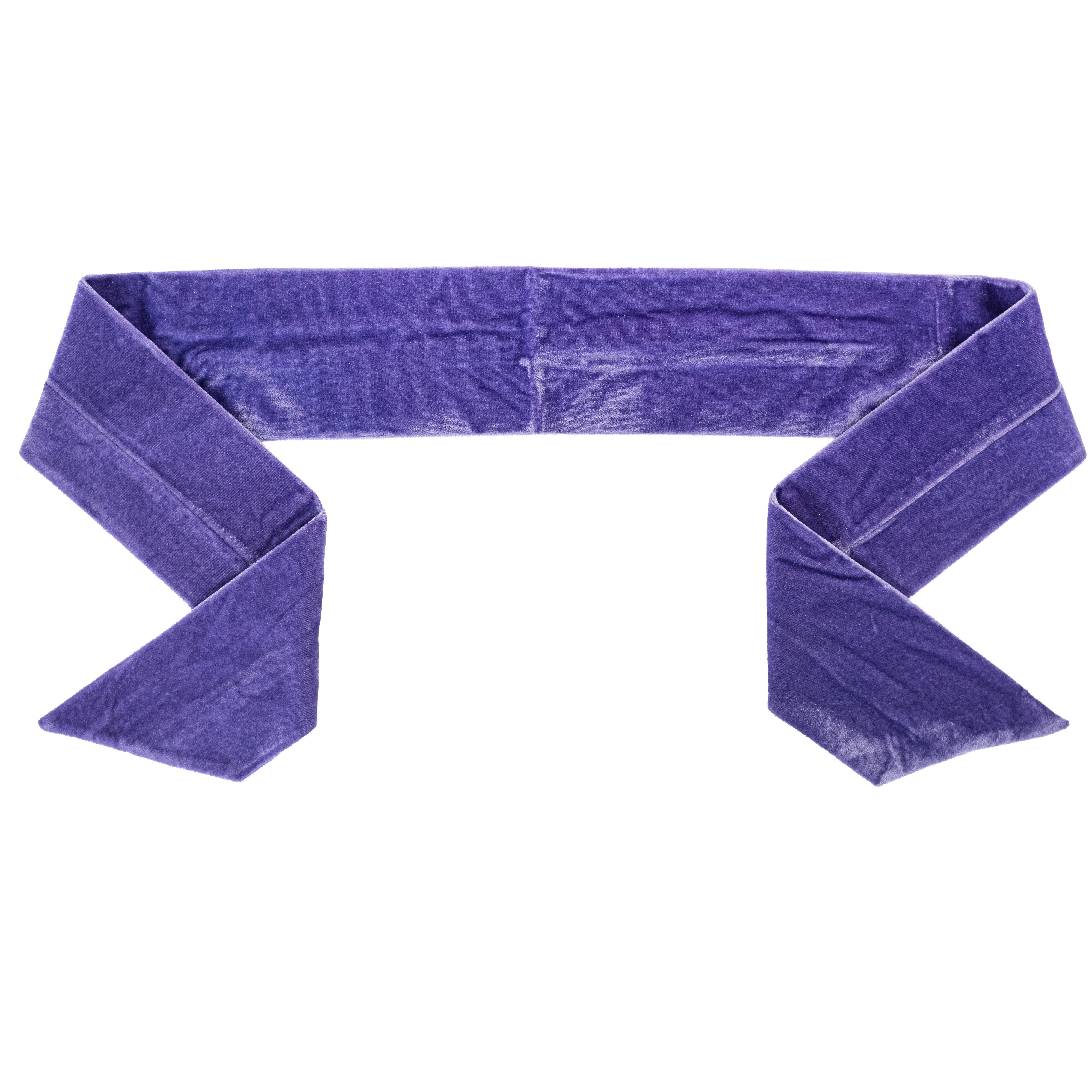 [D Stevens] 4" x 56" Velvet Wreath Sash: Purple Item Number: 18-4968