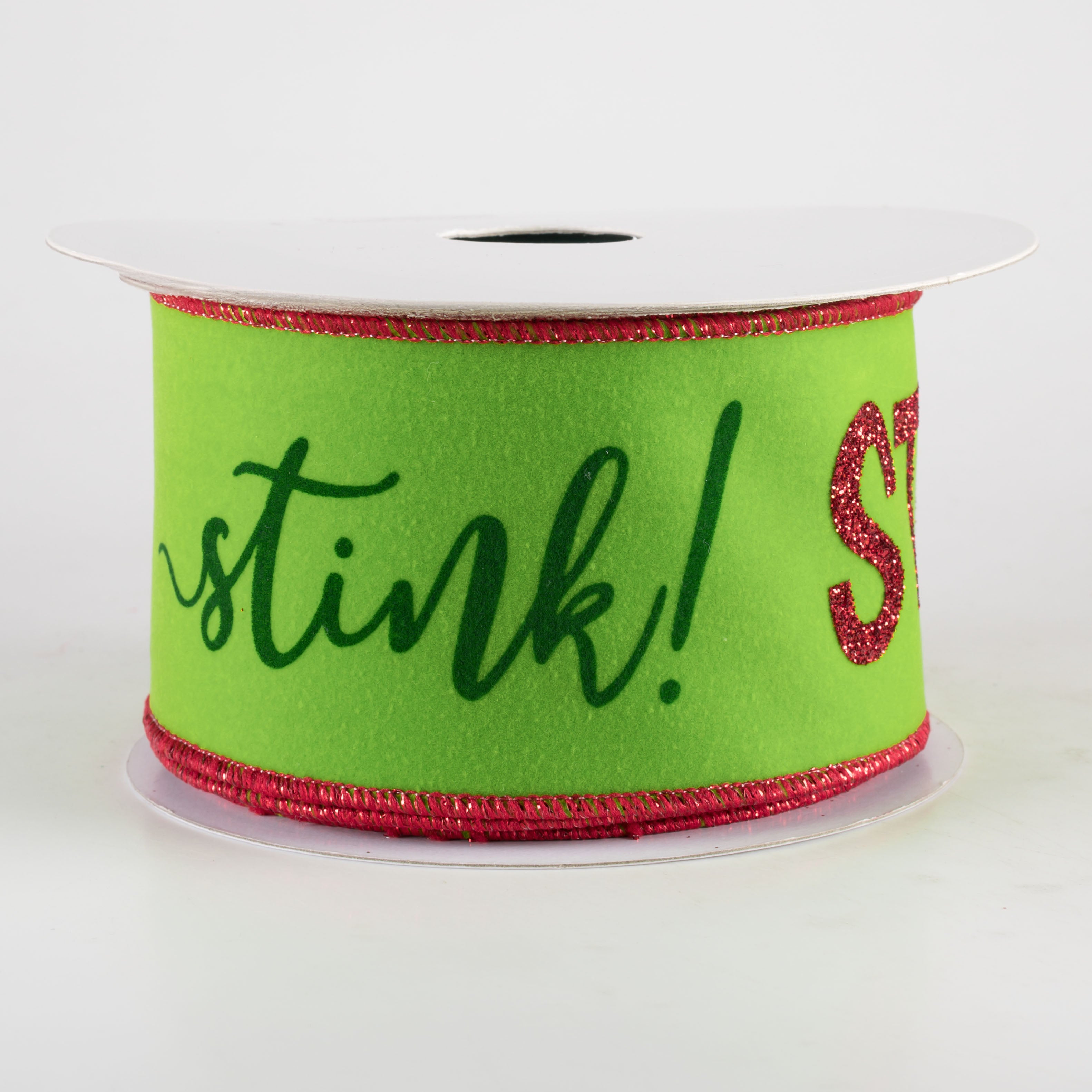 2.5" Stink Stank Stunk Velvet Ribbon (10 Yards) Item Number: RGF148033