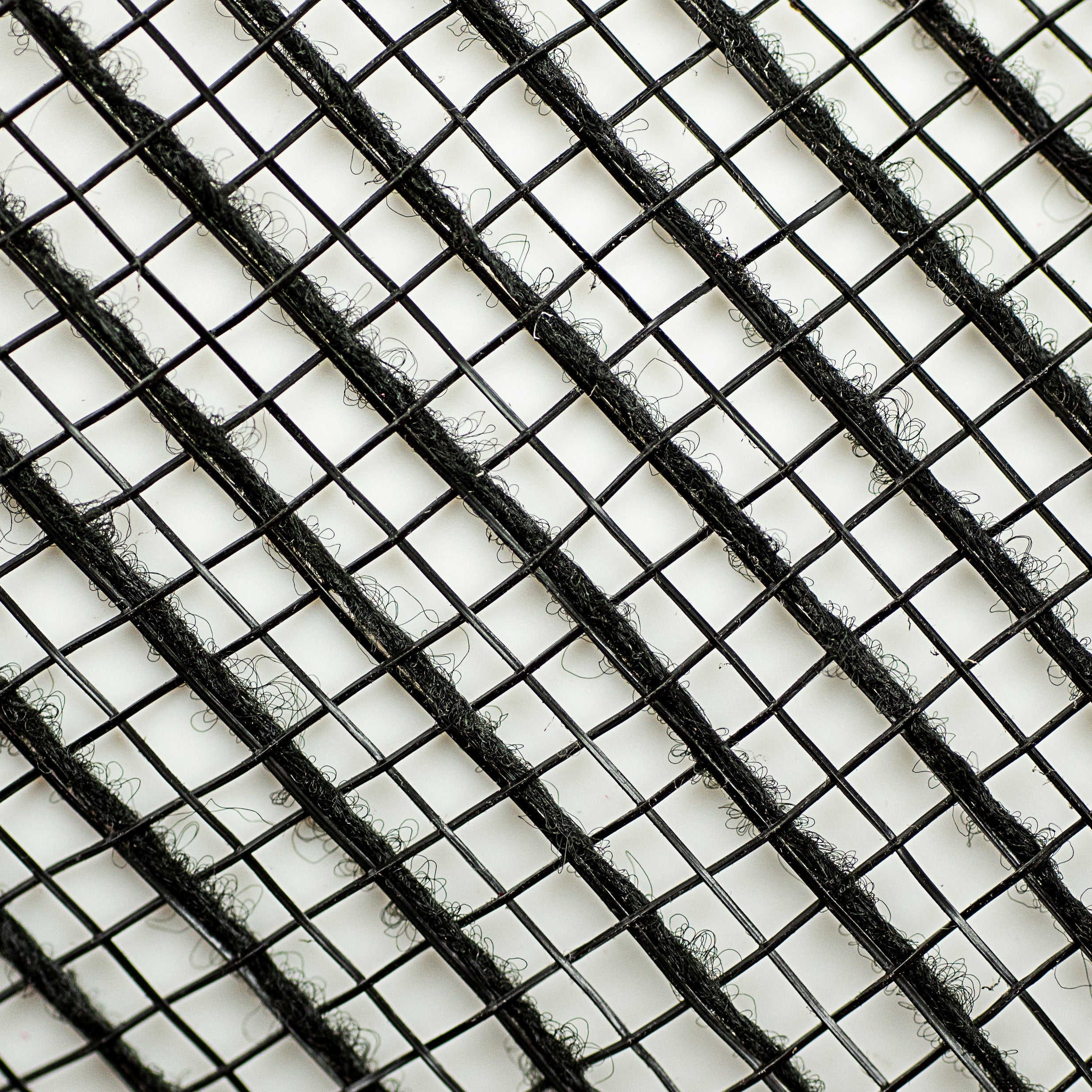 10" Stripe Fabric Mesh: Black detail photo 3