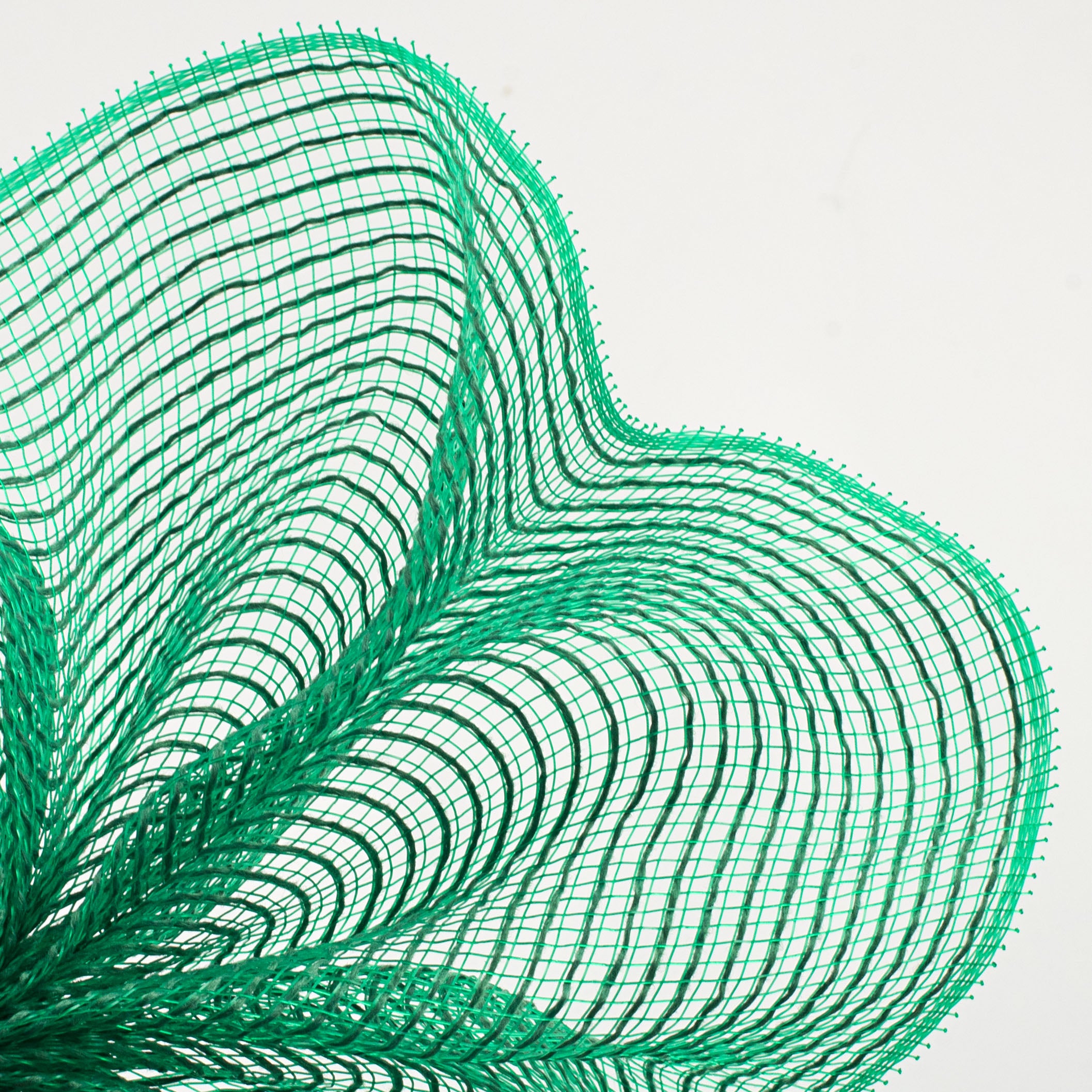 10" Stripe Fabric Mesh: Emerald Green Lifestyle Photo