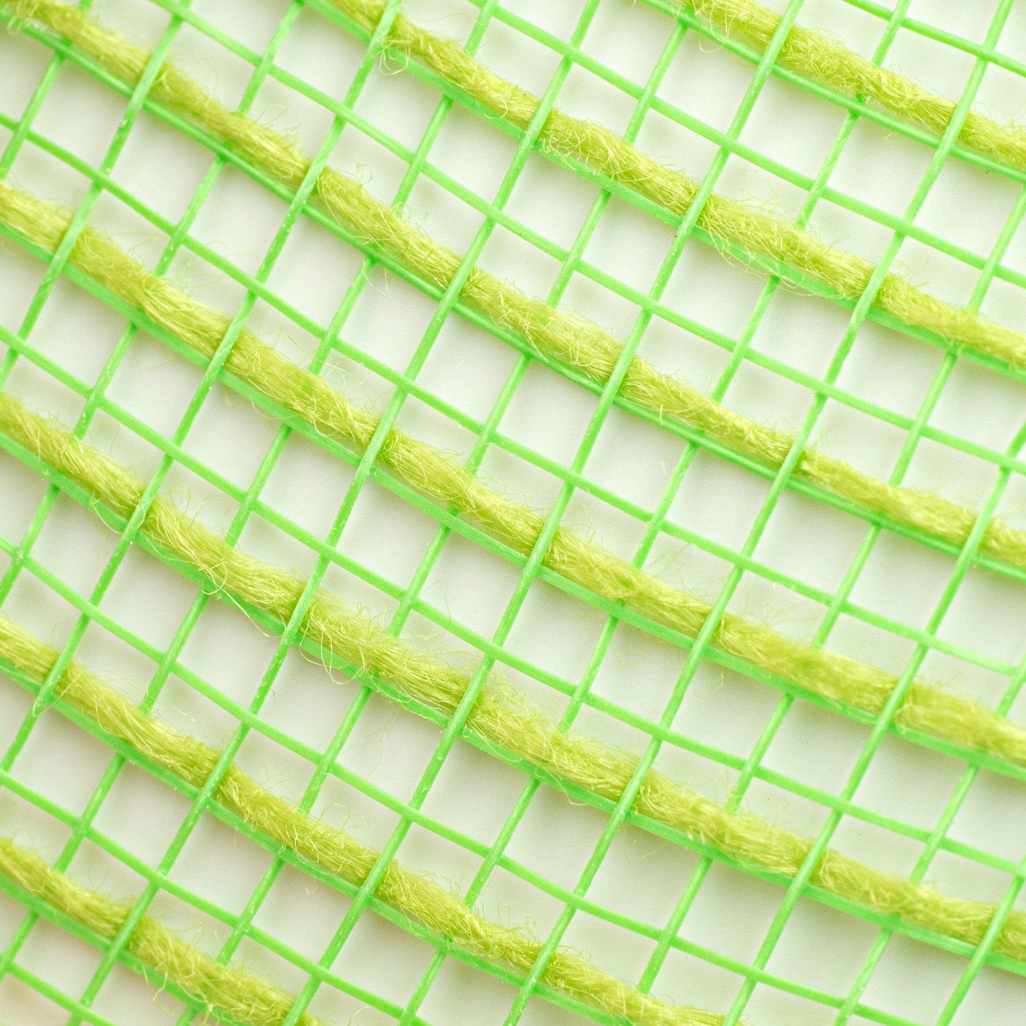 10" Stripe Fabric Mesh: Fresh Green detail photo 3