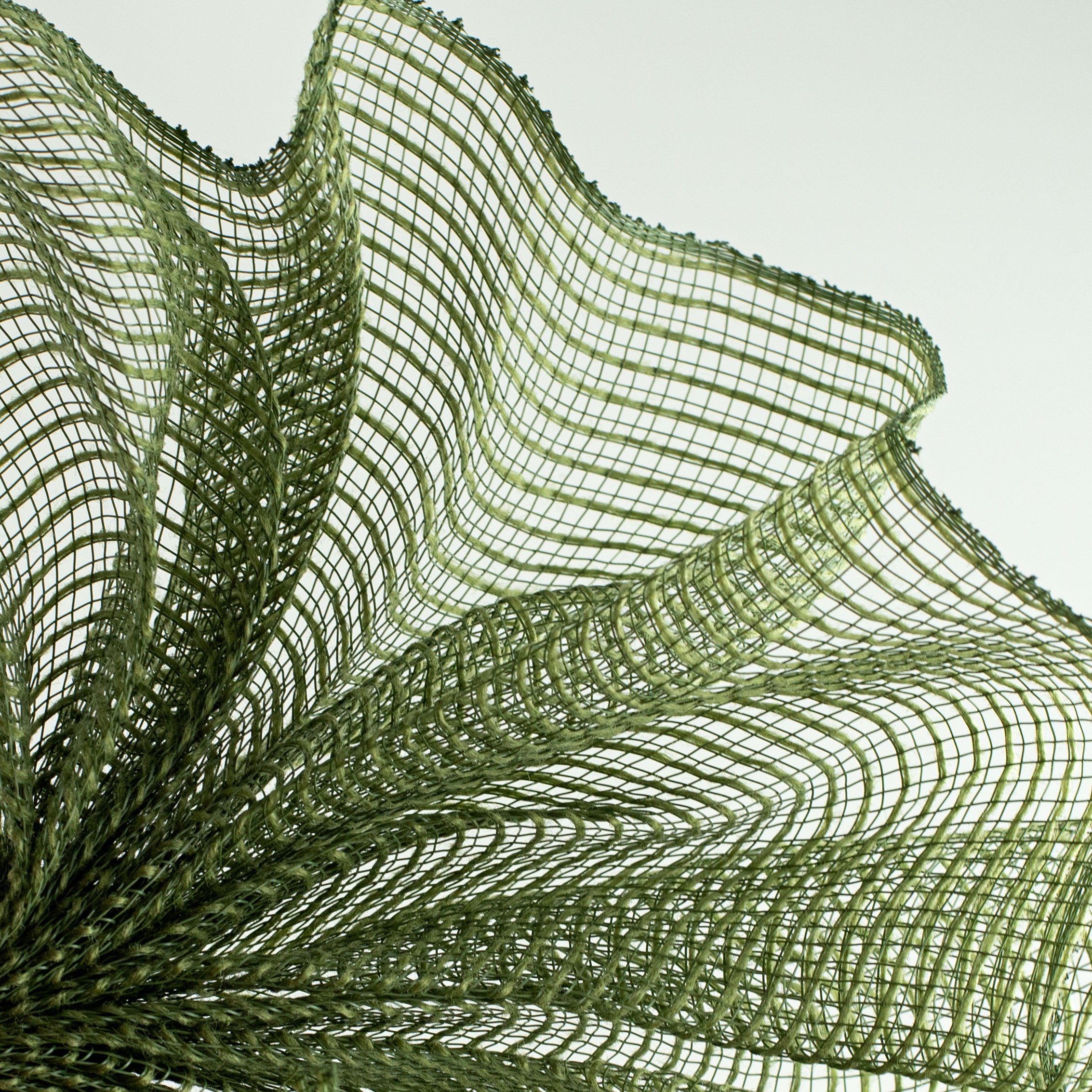 10" Stripe Fabric Mesh: Moss Green Lifestyle Photo
