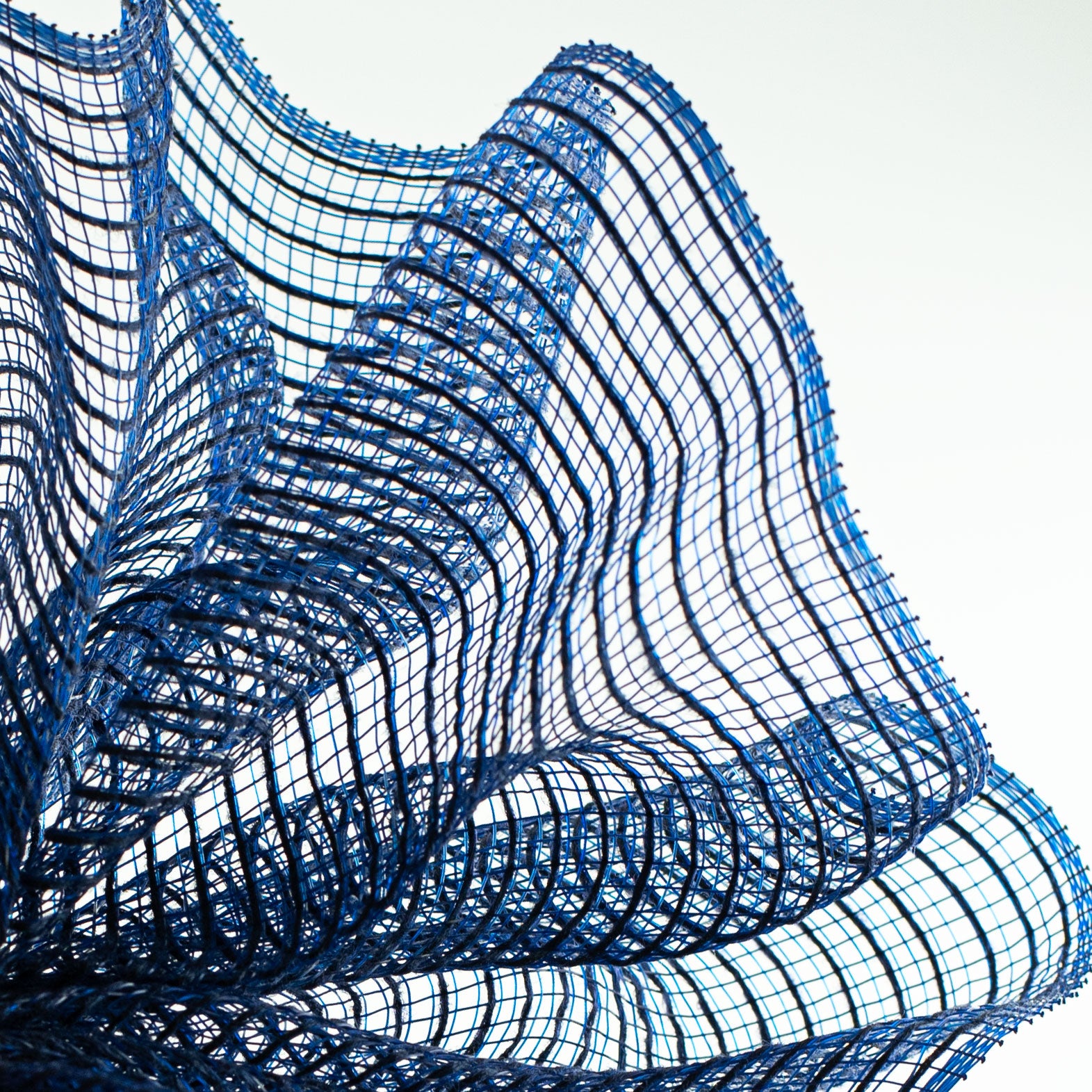 10" Stripe Fabric Mesh: Navy Blue Lifestyle Photo