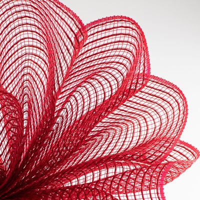 10" Stripe Fabric Mesh: Red Lifestyle Photo