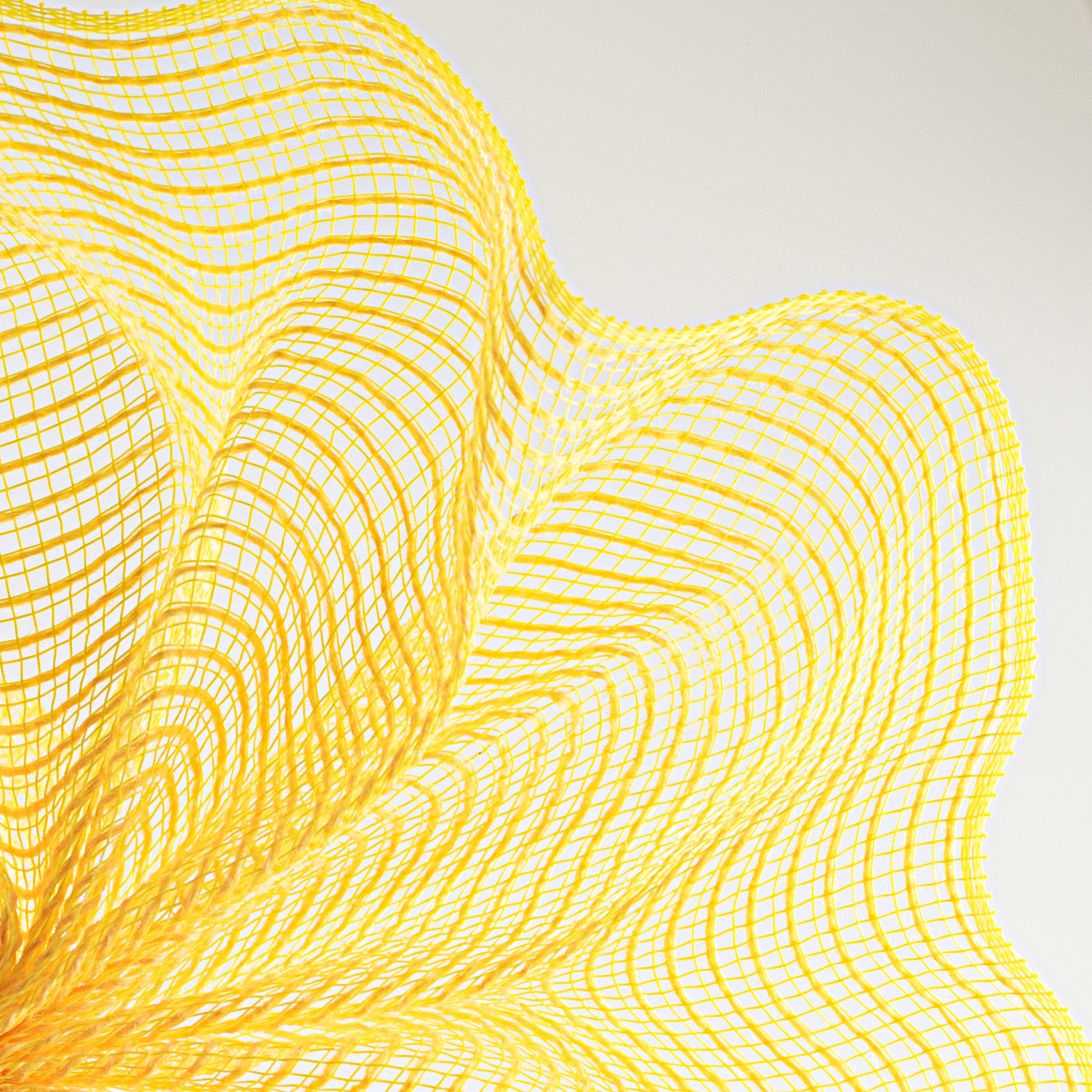 10" Stripe Fabric Mesh: Yellow Lifestyle Photo