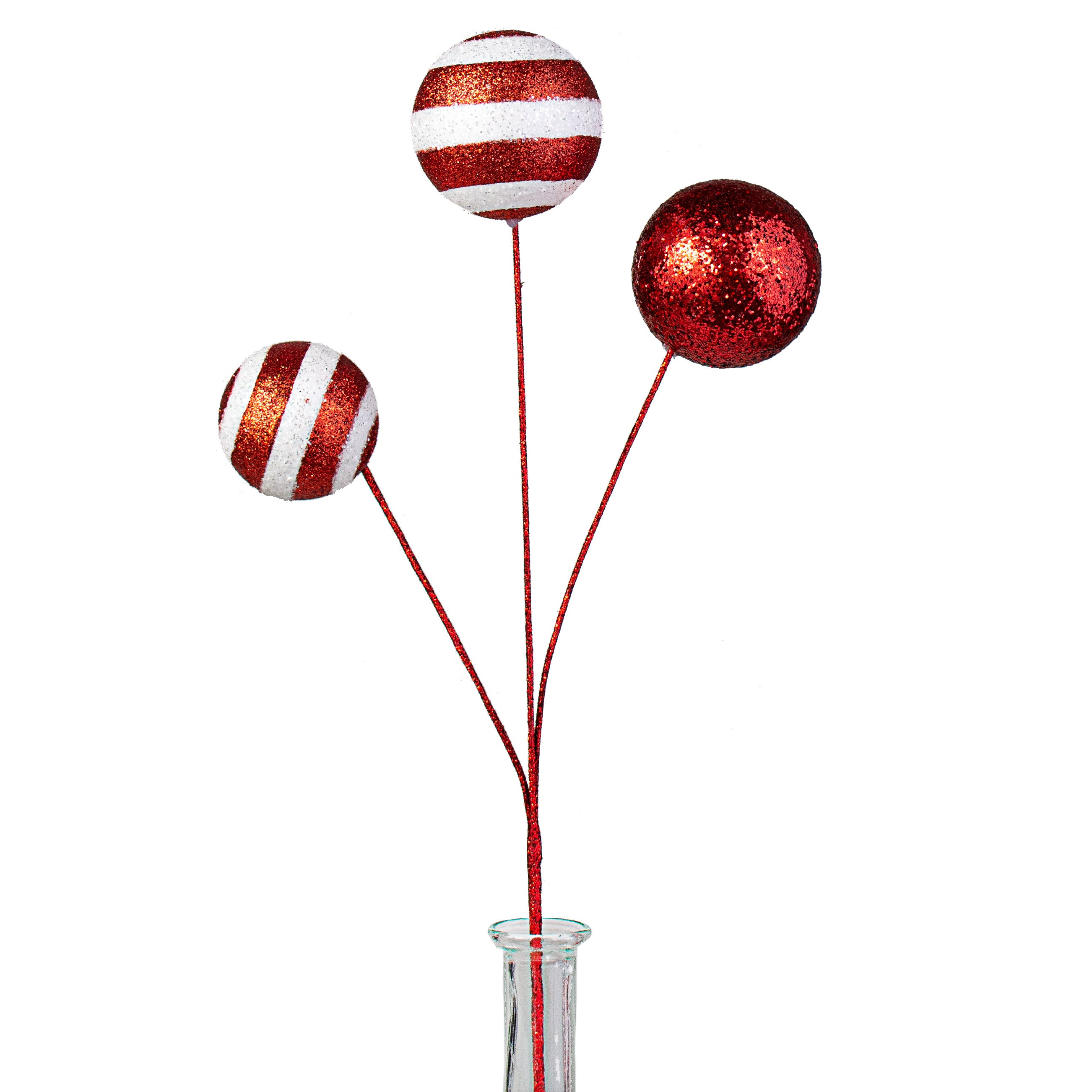 20" Stripe & Solid Ball Pick: Red & White Item Number: XS104291
