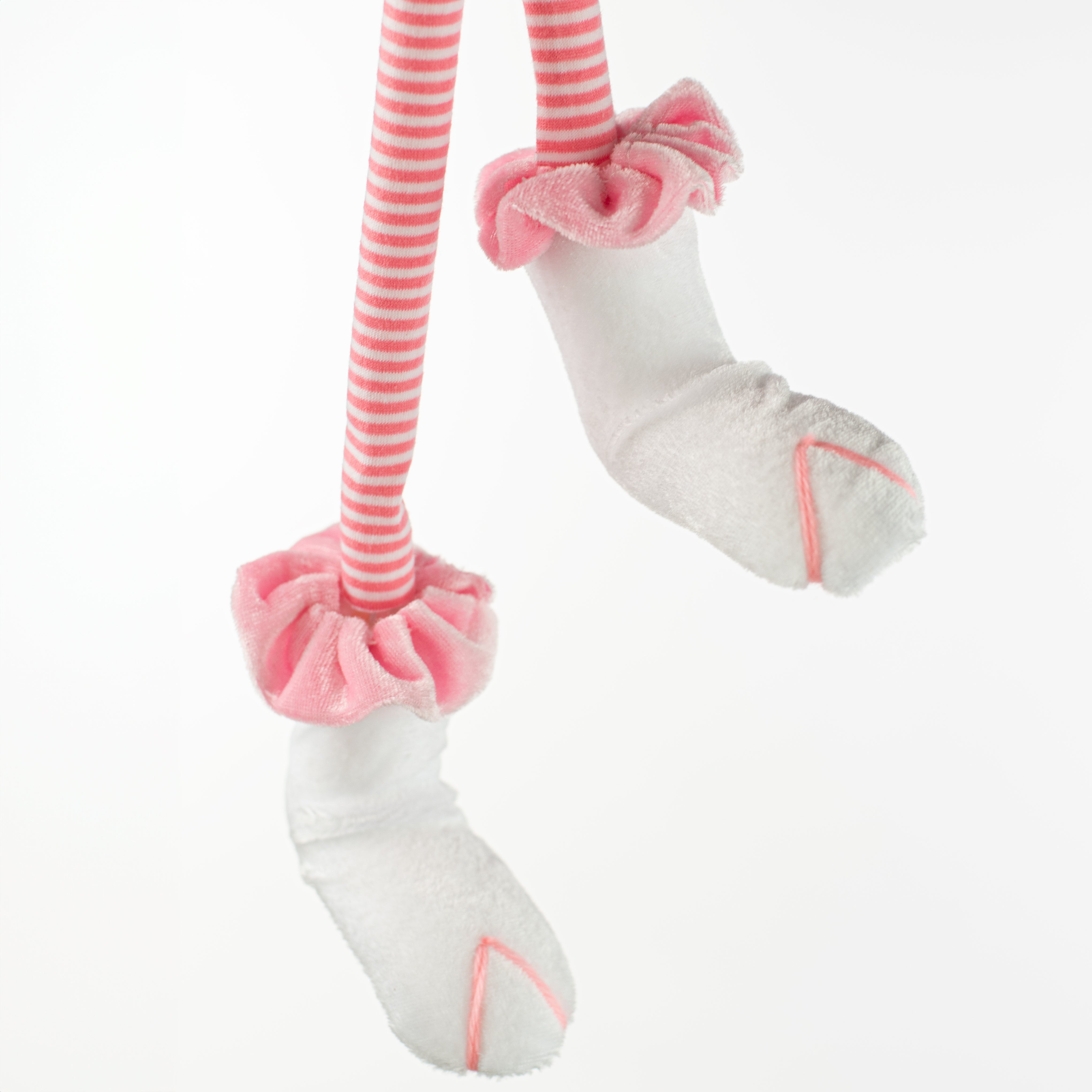 30" Striped Bunny Legs Spray: Pink Lifestyle Photo