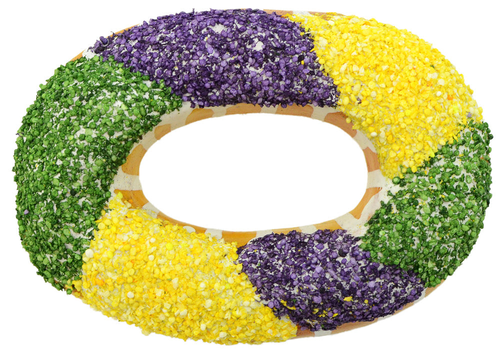 4.75" Styrofoam King Cake Decoration Item Number: HG1003