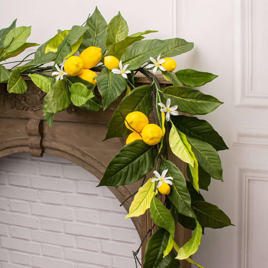 5.5' Salal Lemon Leaf Garland