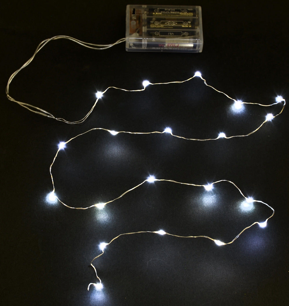 Submersible Battery LED Light Strand: White Lifestyle Photo