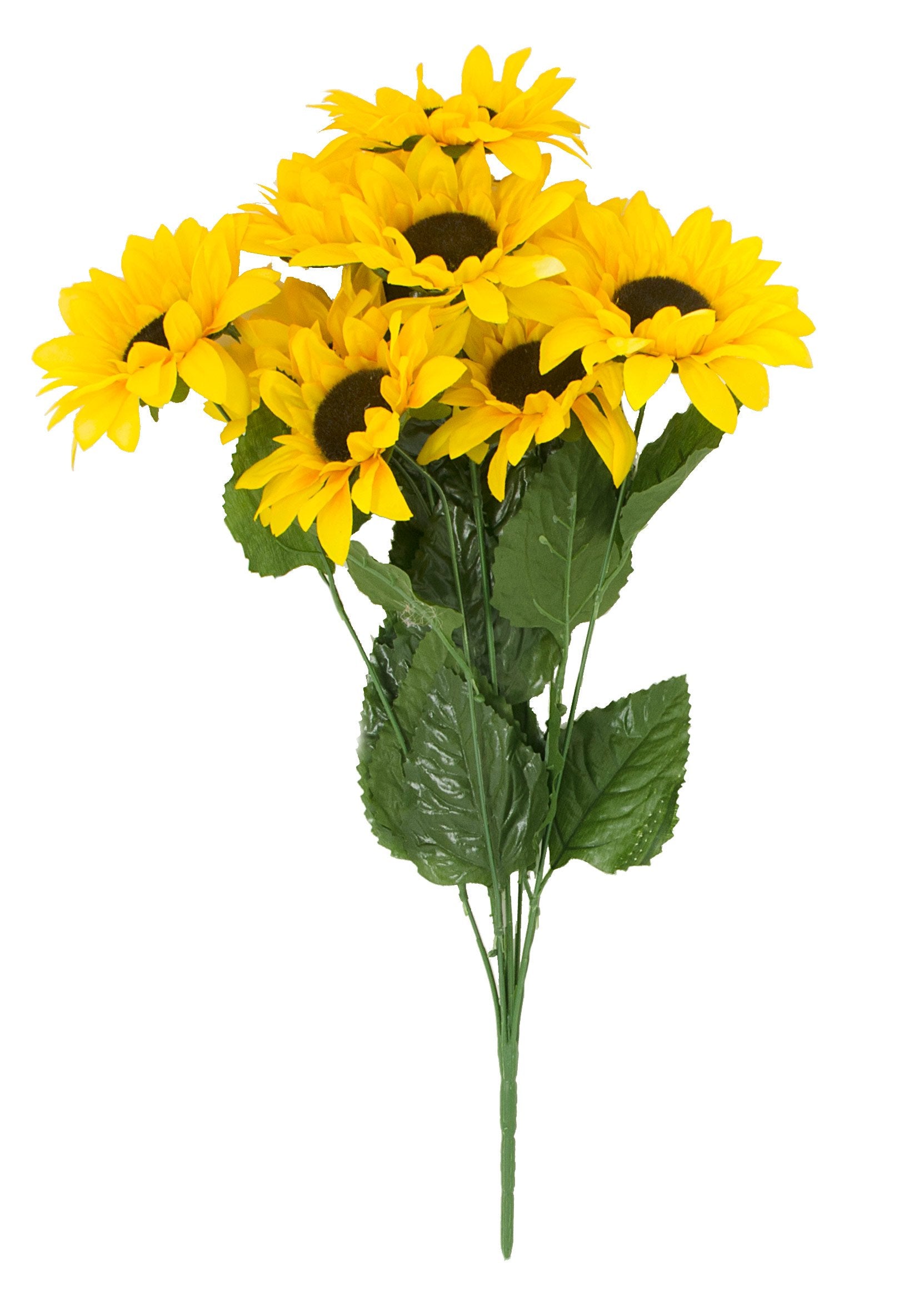 21" Sunflower Bush (9): Yellow detail photo 3