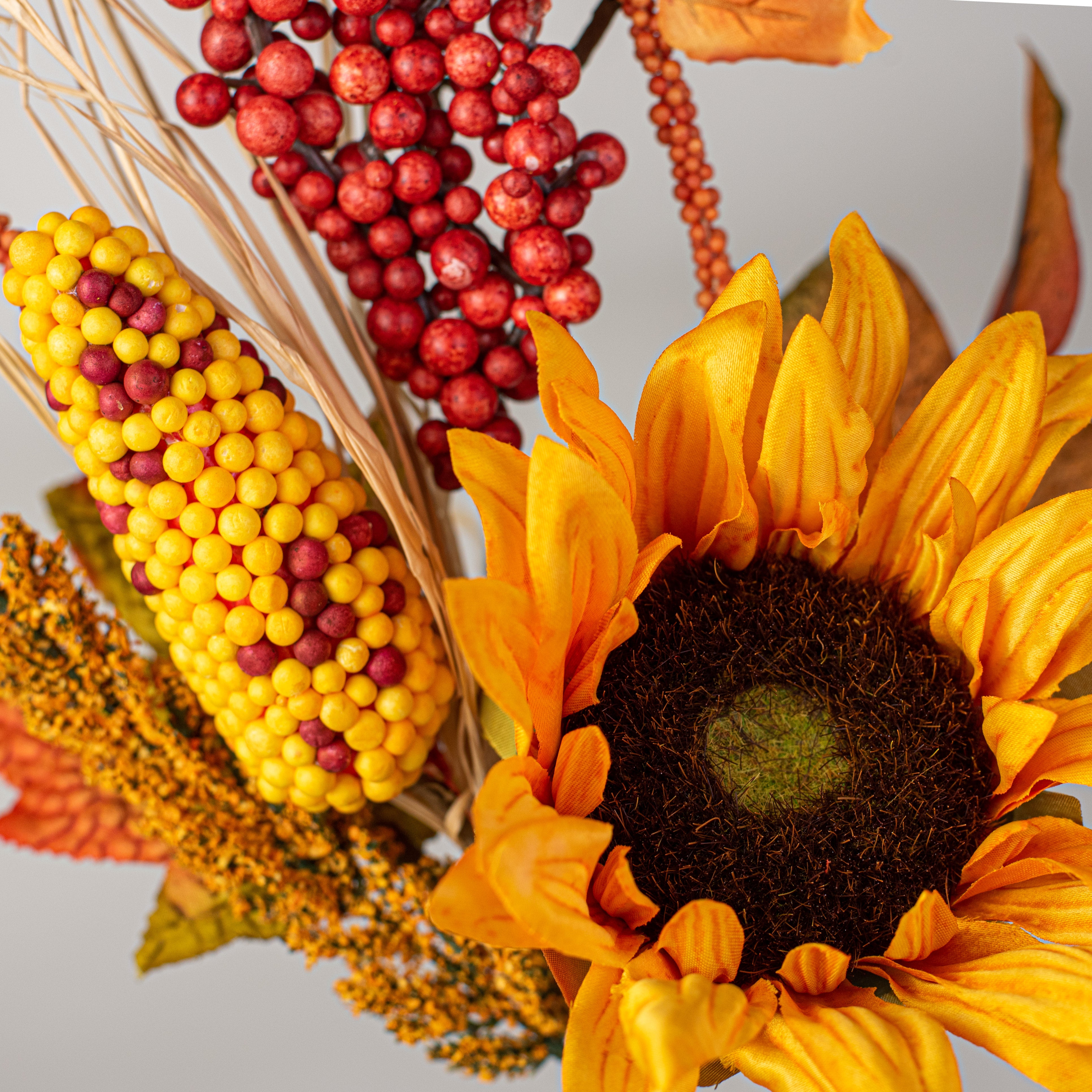 24" Sunflower Corn Berry Spray Lifestyle Photo