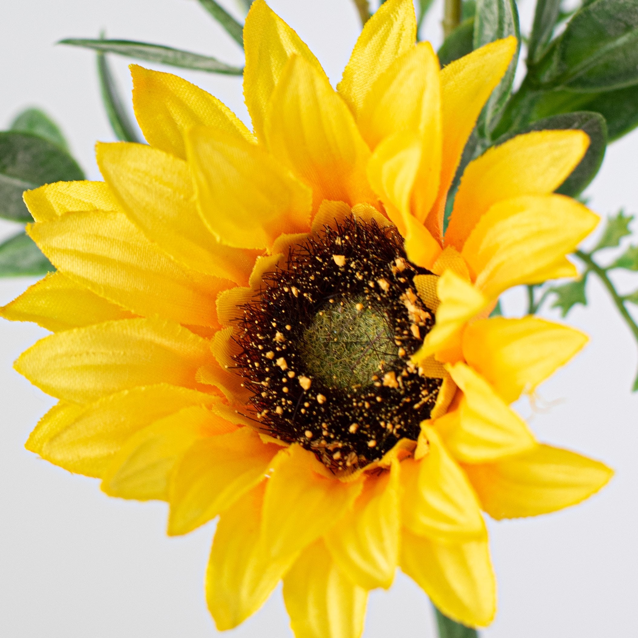 14" Sunflower Pick: Yellow & Green detail photo 4