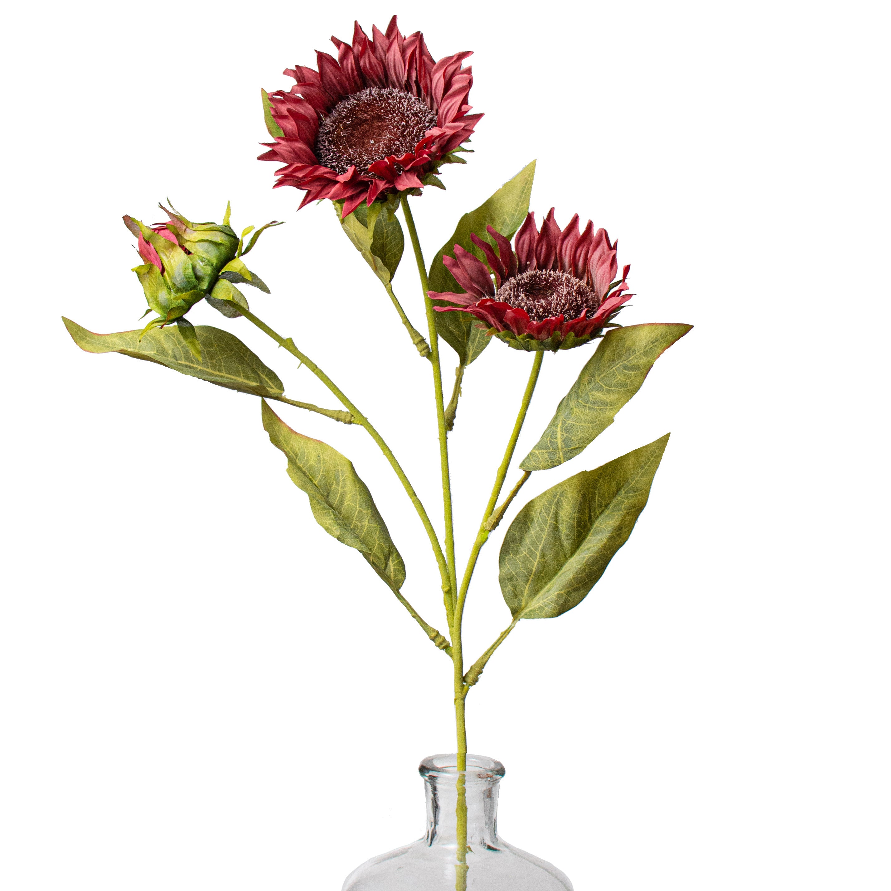 26" Sunflower Spray: Burgundy Item Number: 29405BG