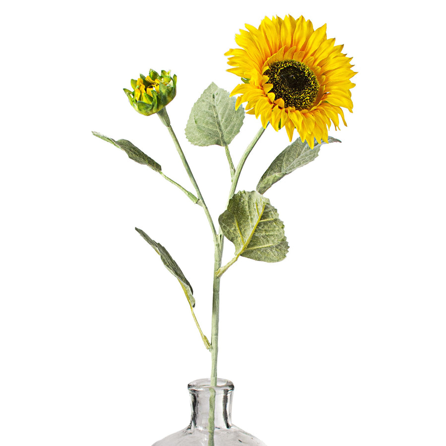 28" Double Sunflower Stem: Yellow Item Number: 245565