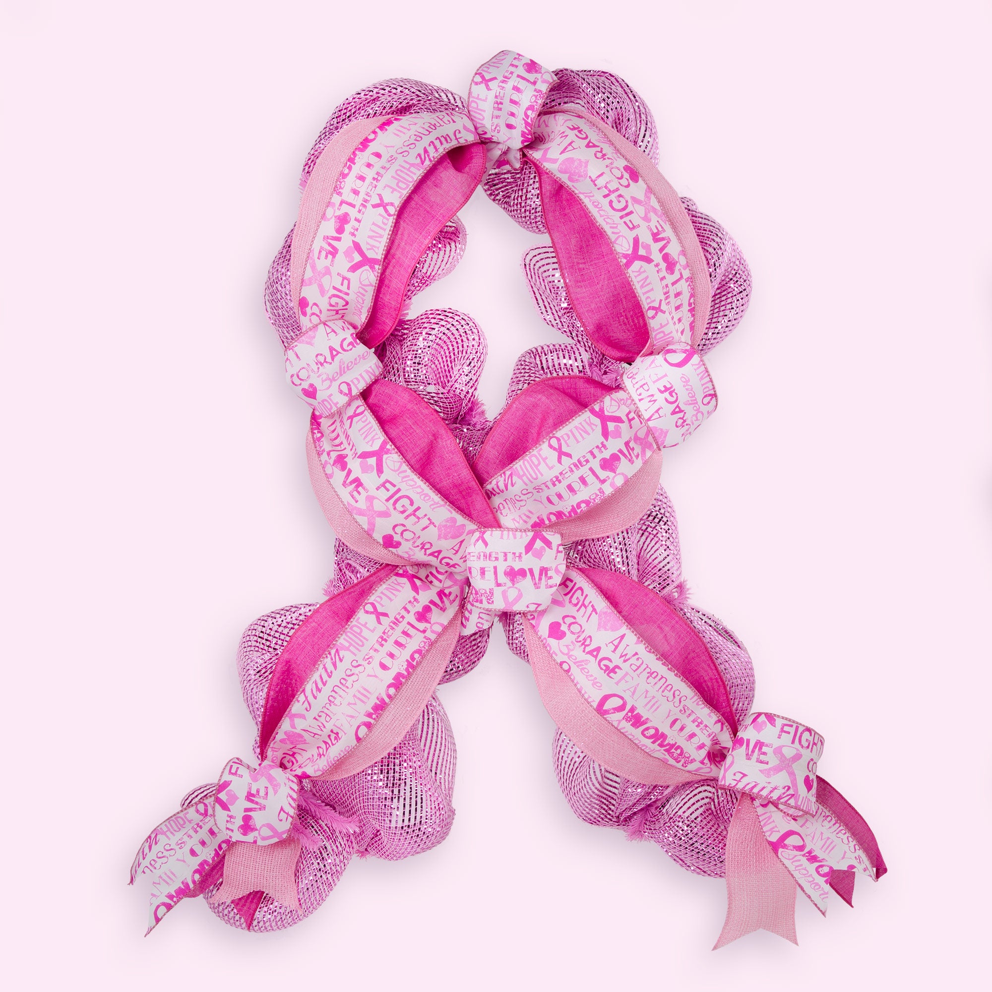 24" Support Ribbon Work Form: Pink detail photo 3