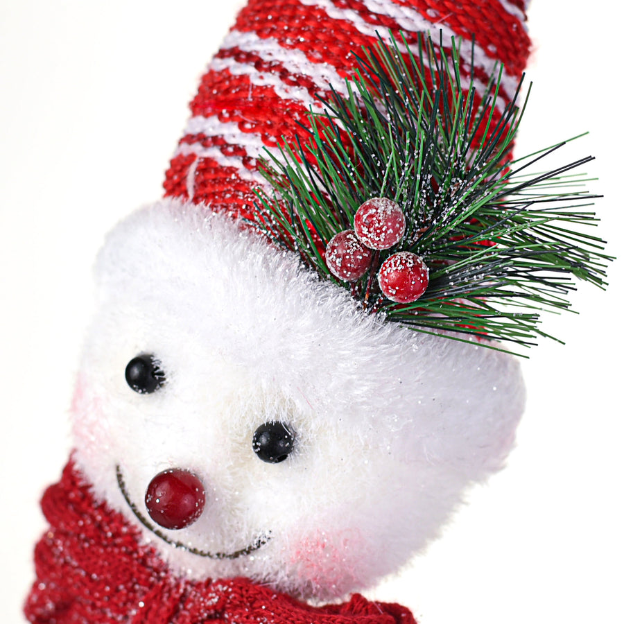 23.5" Sweet Snowman Pick: Red Lifestyle Photo