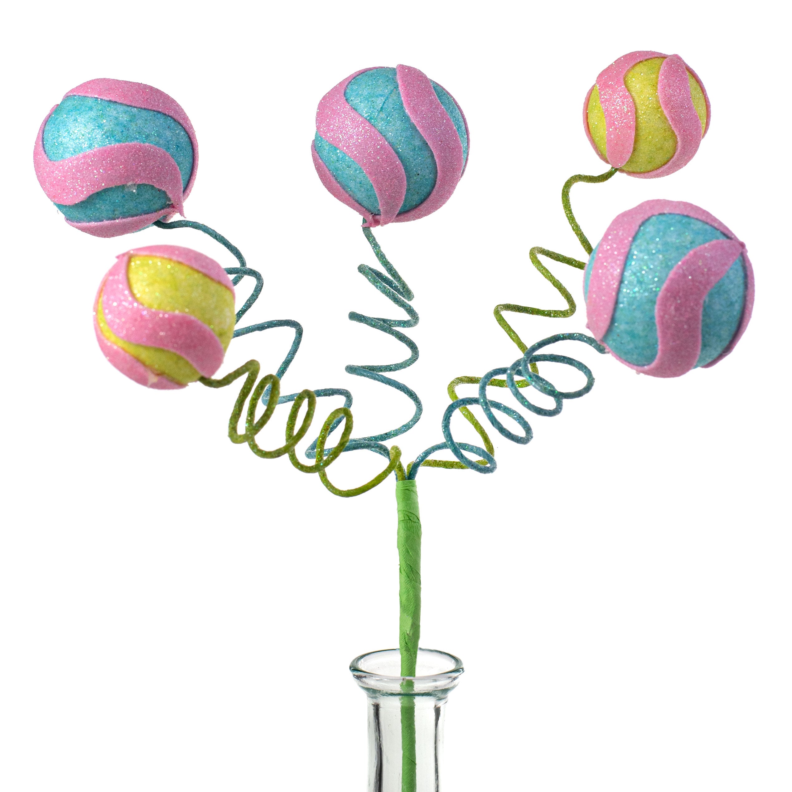 16" Swirl Ball Pick: Blue, Yellow, Pink Item Number: 62923EAS