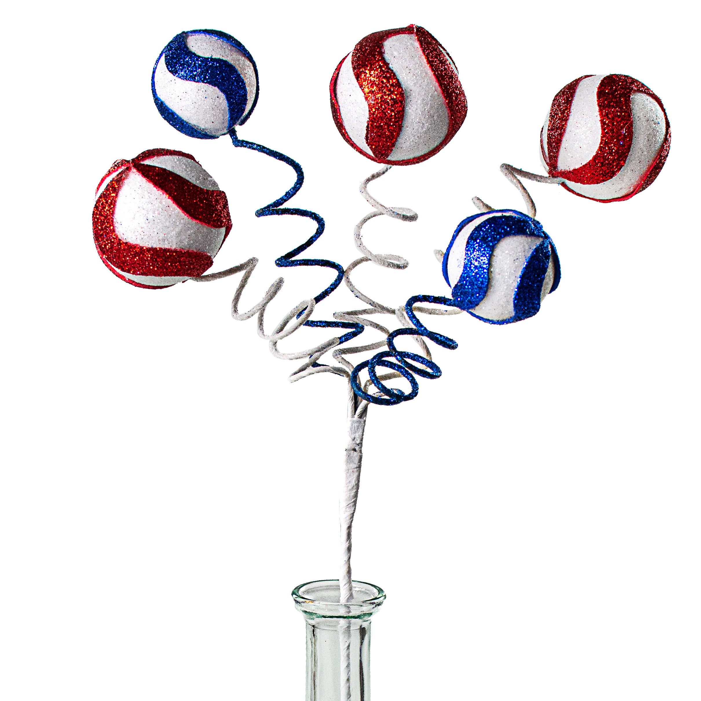 16" Swirl Ball Pick: Red, White, Blue Item Number: 62923RWB
