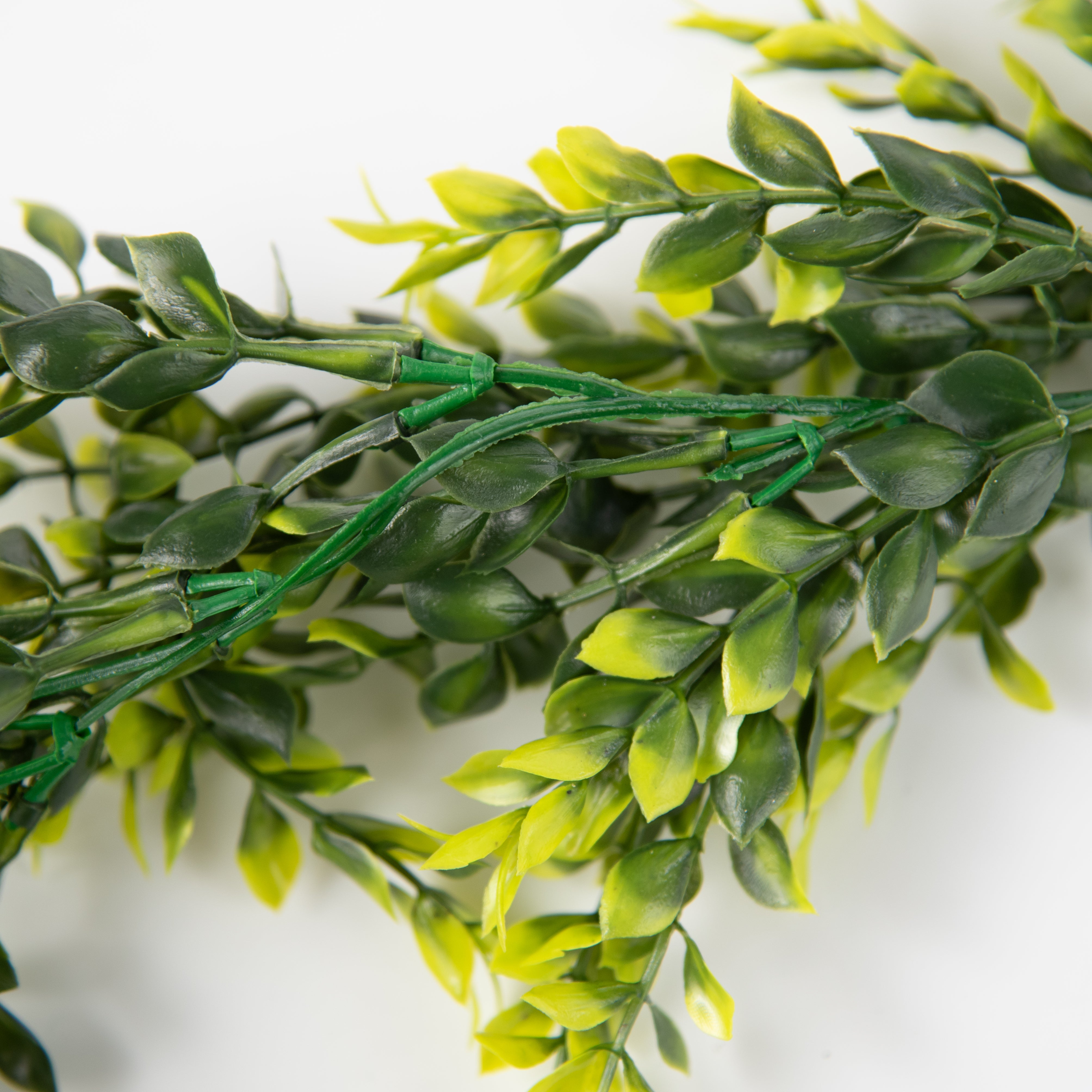 6' Tea Leaf Garland: Green detail photo 4