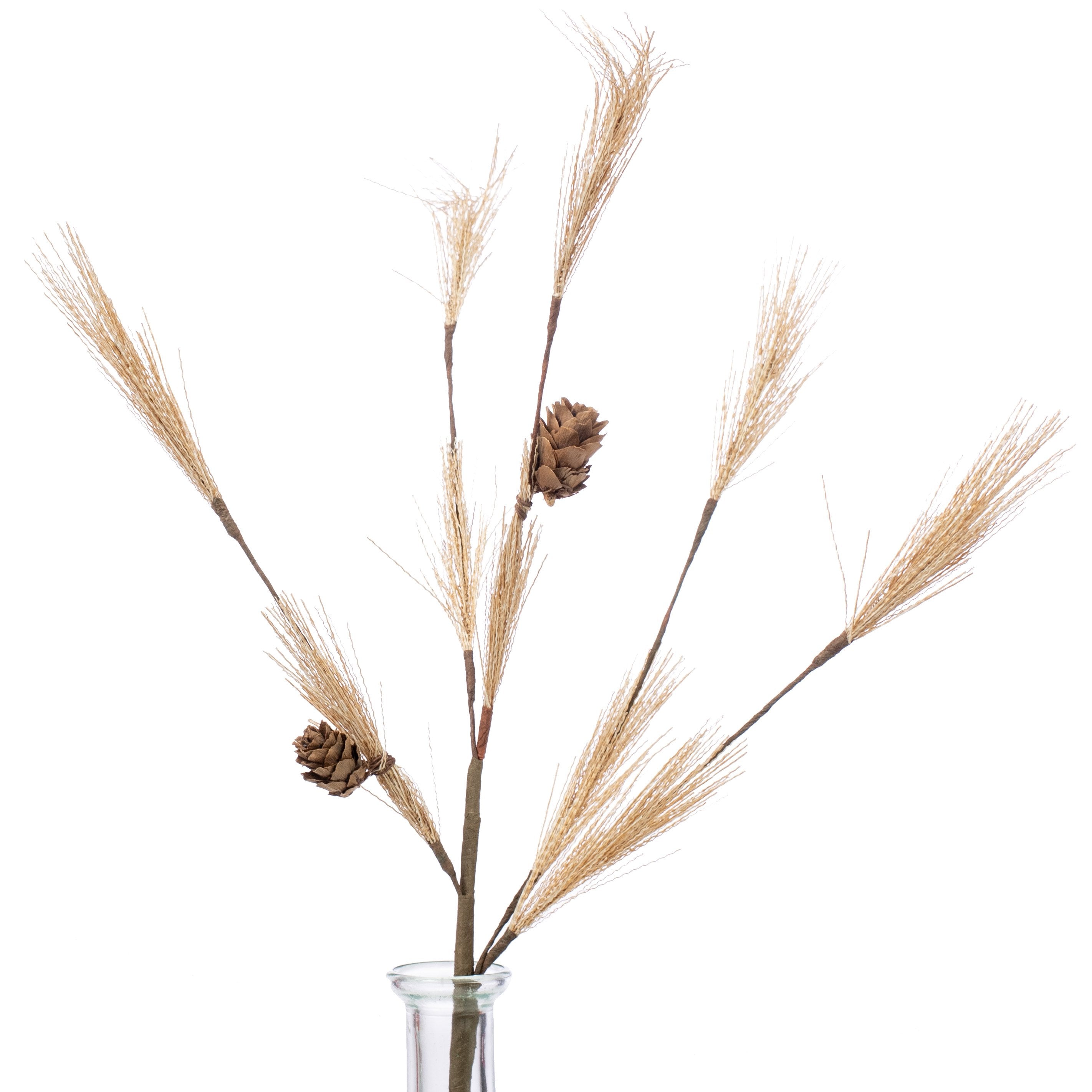 16"  Tea Stain Grassy Needle Pine Pick Item Number: ISB69656