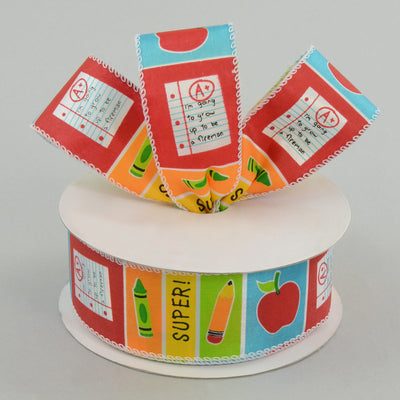 1.5" Teacher Ribbon (20 Yards) Lifestyle Photo