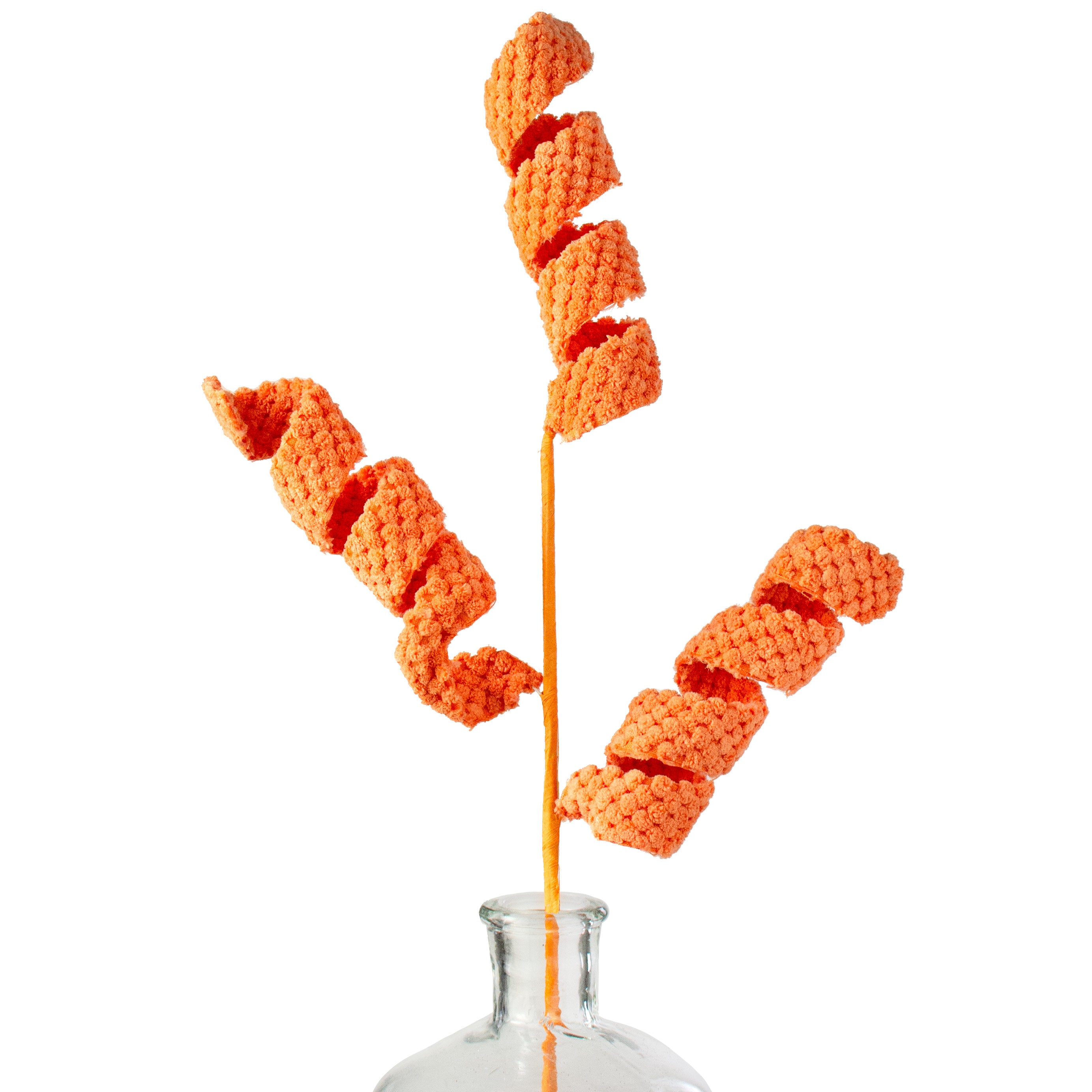 24" Terry Cloth Curly Spray: Orange Item Number: 63449OR