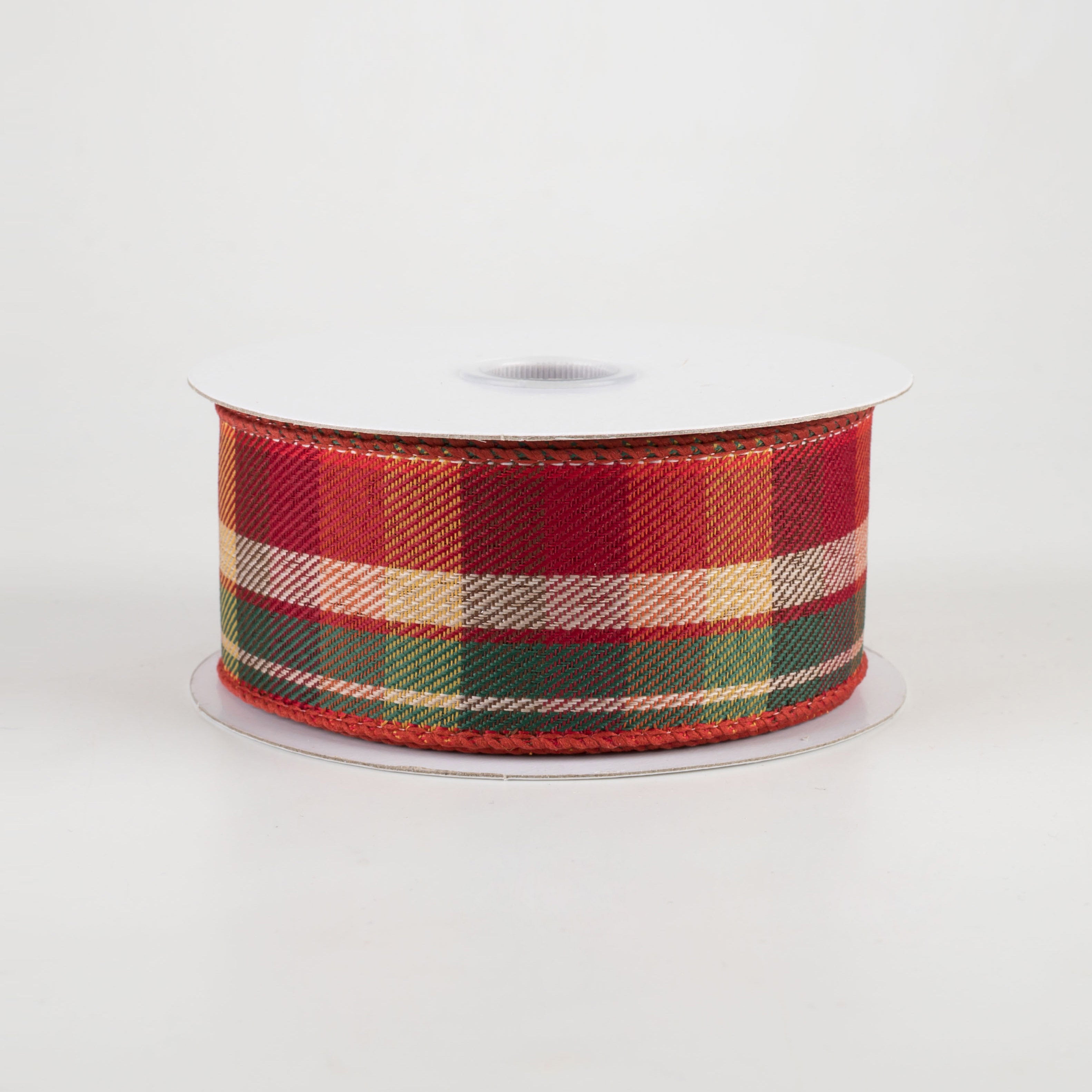 1.5" Textured Bambi Plaid Ribbon (10 Yards)