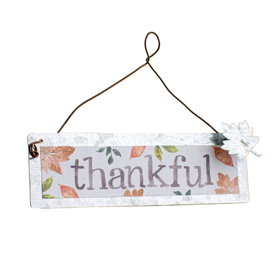 4" Thankful Fall Ornament Item Number: 104007