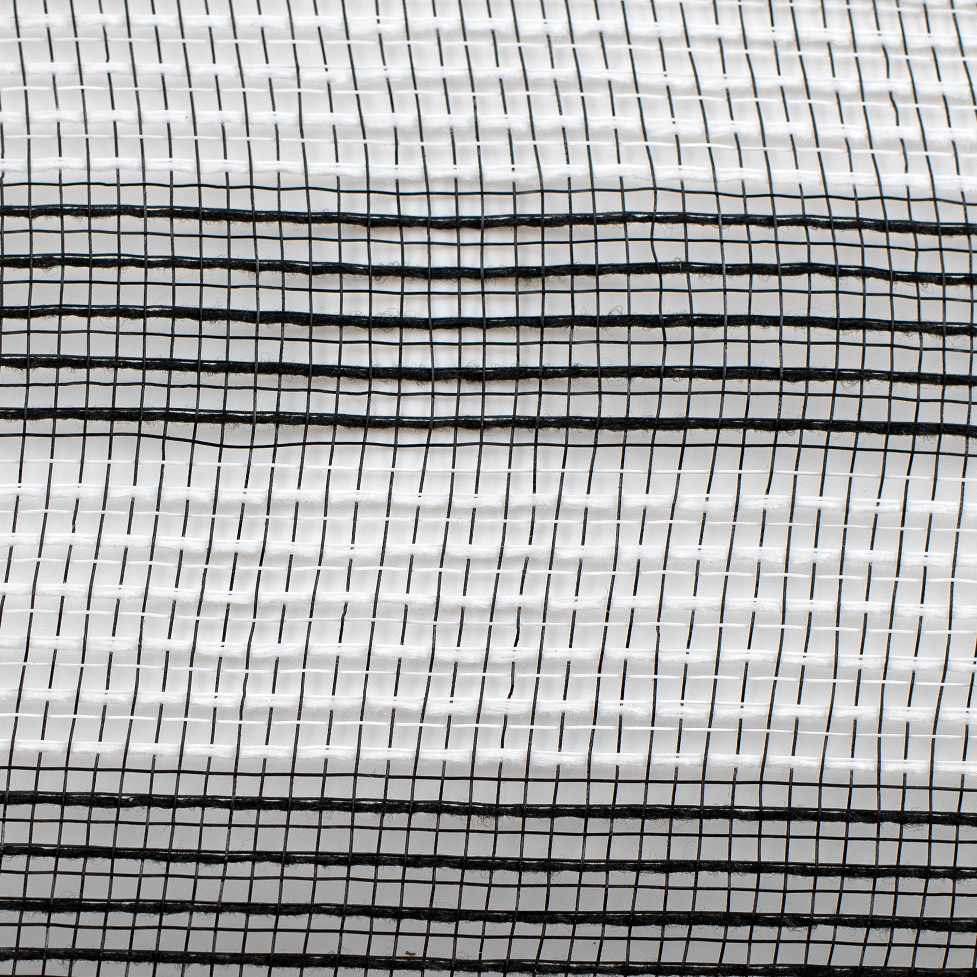 10" Thin Stripe Fabric Mesh: Black & White detail photo 3