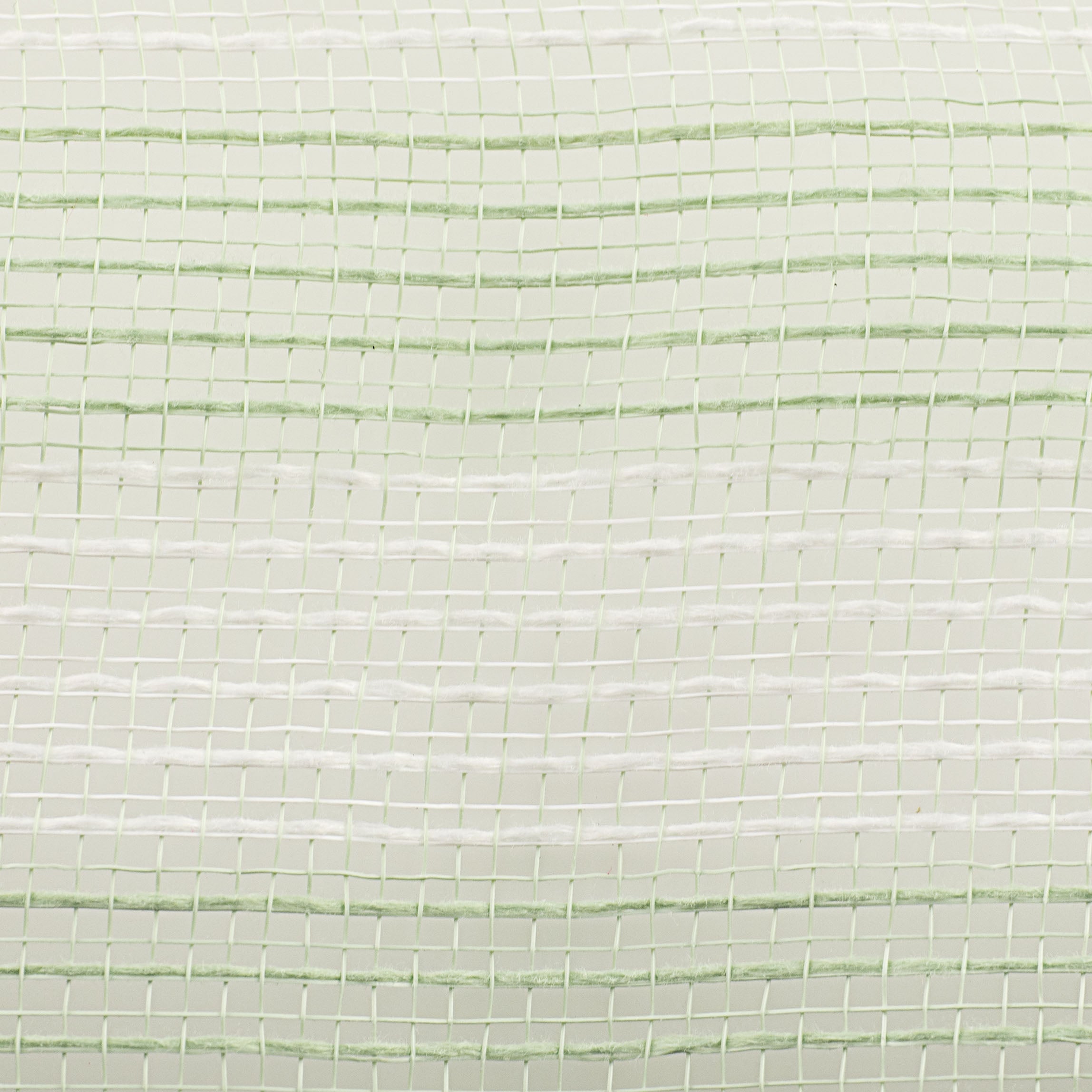 10" Thin Stripe Fabric Mesh: Sage Green & White detail photo 3