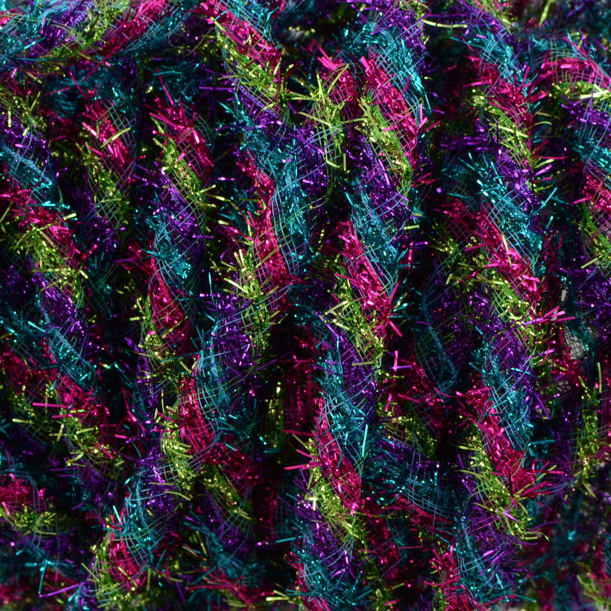 Tinsel Flex Tubing Ribbon: Bright Spring Stripes (20 Yards) Lifestyle Photo