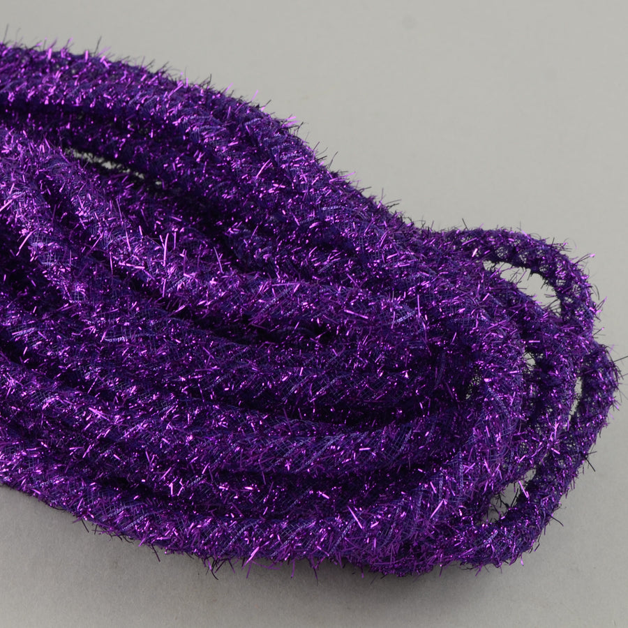 Tinsel Flex Tubing Ribbon: Metallic Purple (20 Yards) Item Number: RE354123