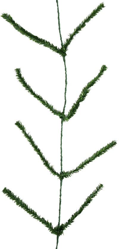 Tinsel Work Garland: Green (9 ft) Item Number: XX752360