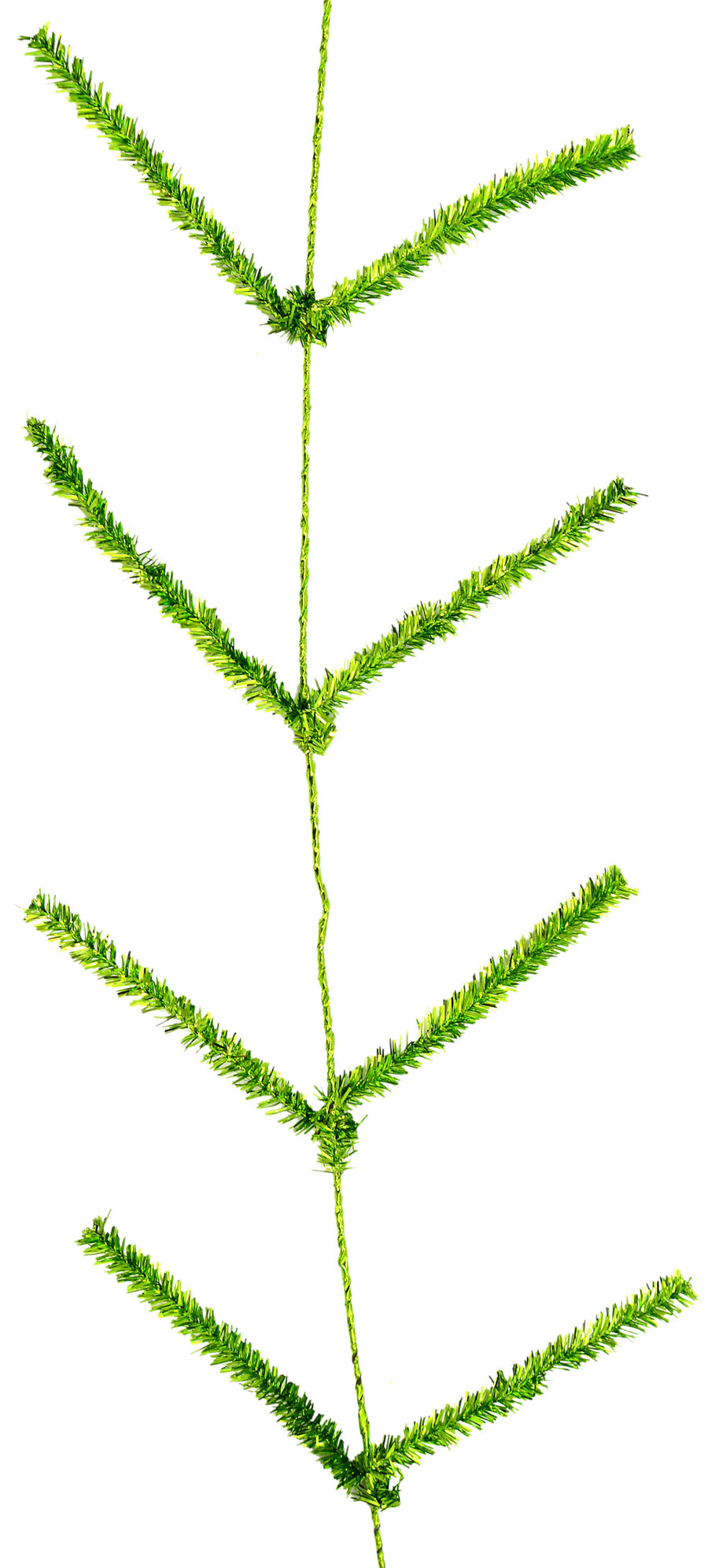 Tinsel Work Garland: Metallic Lime Green (9 ft) Item Number: XX752537