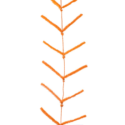 Tinsel Work Garland: Orange (9 ft) Item Number: XX752420