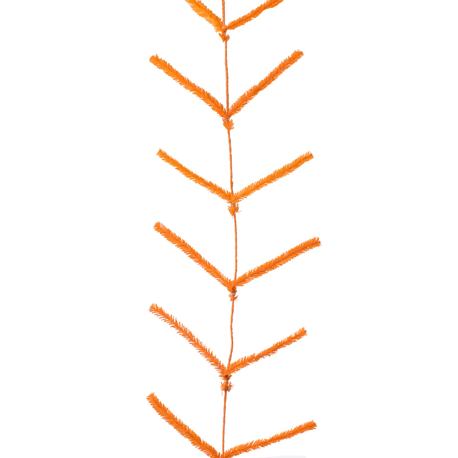 Tinsel Work Garland: Orange (9 ft) Item Number: XX752420