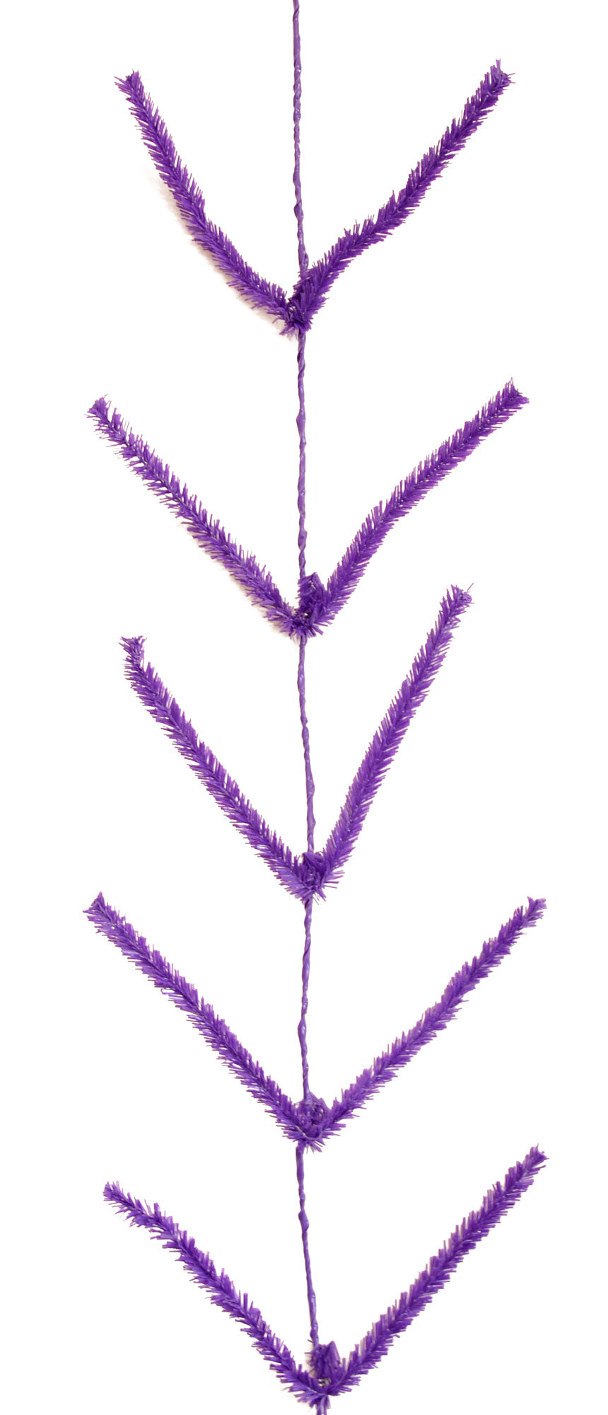 Tinsel Work Garland: Purple (9 ft) Item Number: XX752423