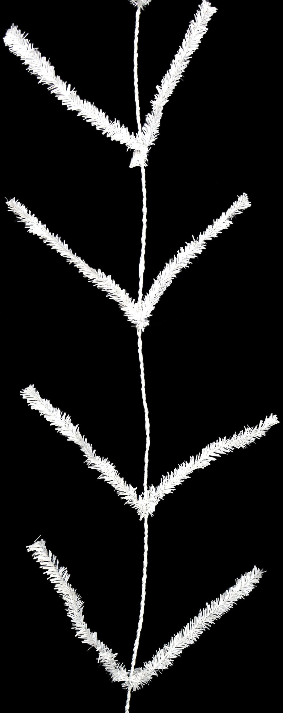 Tinsel Work Garland: White (9 ft) detail photo 3