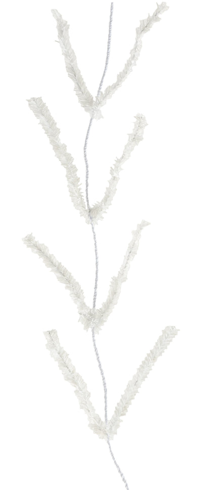 Tinsel Work Garland: White (9 ft) Item Number: XX752427