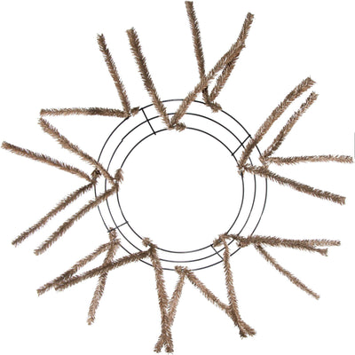10-20" Tinsel Work Wreath Form: Burlap Item Number: XX1678W4