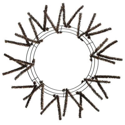 15-24" Tinsel Work Wreath Form: Metallic Brown Item Number: XX751140