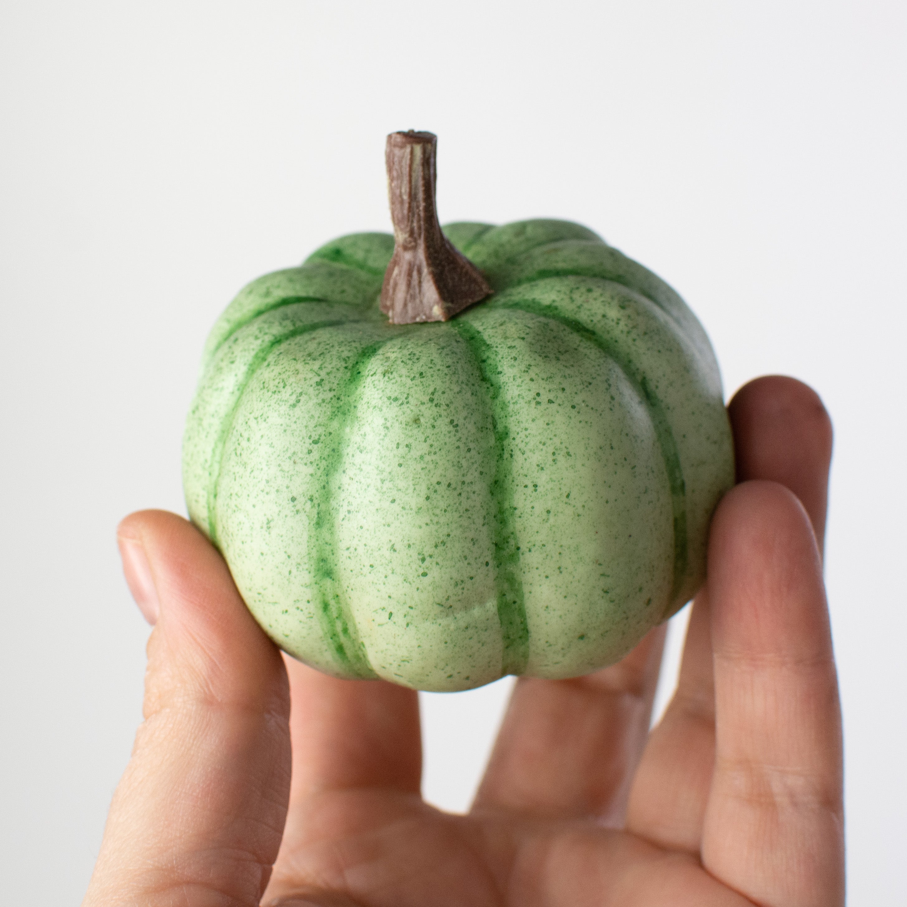 1.75" to 3.75" Assorted Artificial Pumpkins: Sage Fall (12) detail photo 4