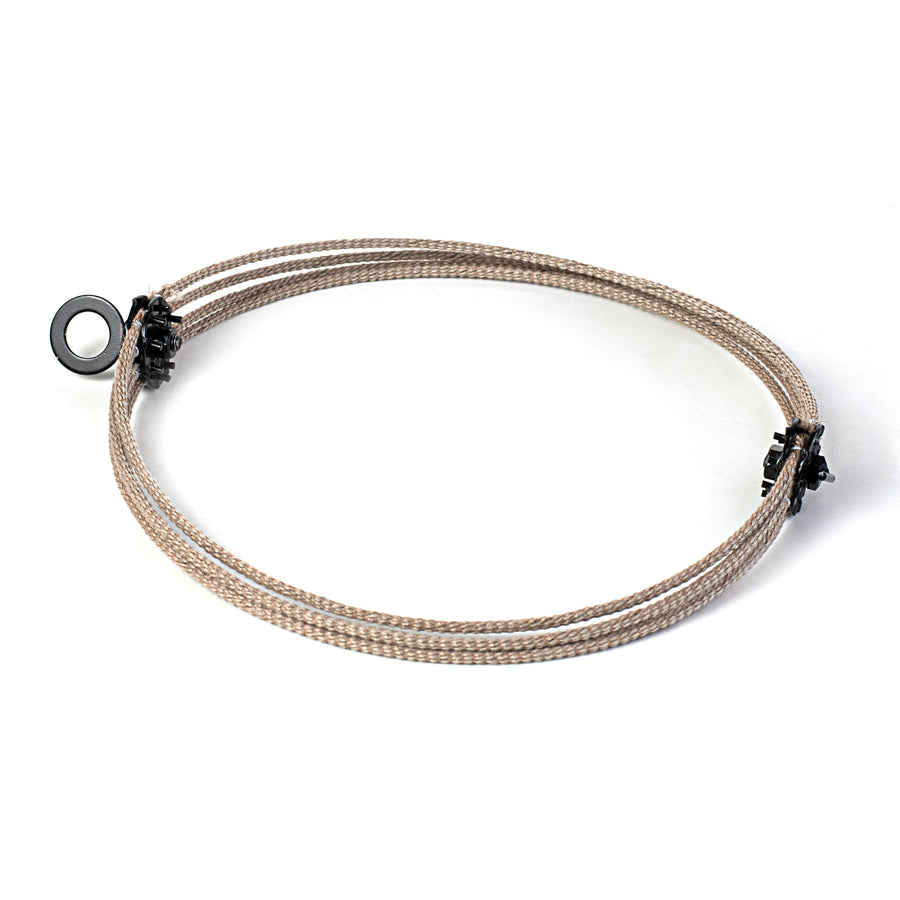 12" Tubing Wrapped Folding Ball: Natural detail photo 3