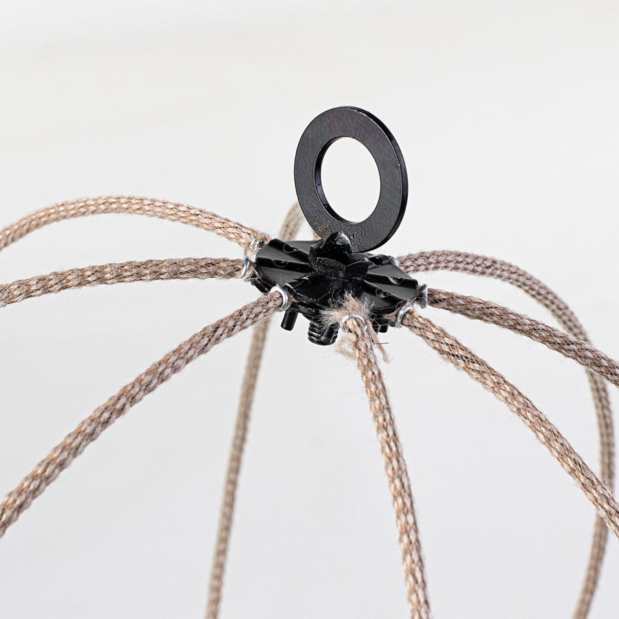 12" Tubing Wrapped Folding Ball: Natural detail photo 4