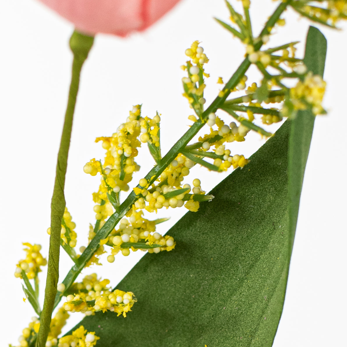 32" Tulip Spray: Pink, Yellow, White detail photo 4