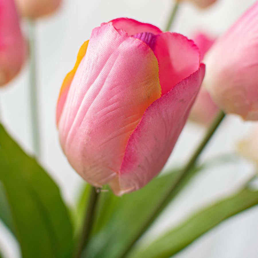17" Tulips Bush: Pink Lifestyle Photo