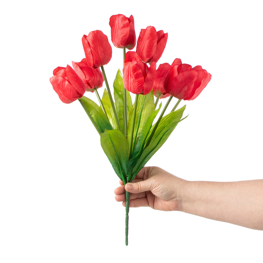 17" Tulips Bush: Red detail photo 3